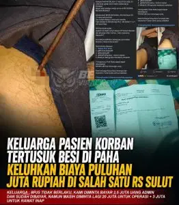 Anak Korban Kecelakaan di Likupang Disebut Masih Tertancap Besi, Keluarga Keluhkan Persoalan Biaya Pengobatan